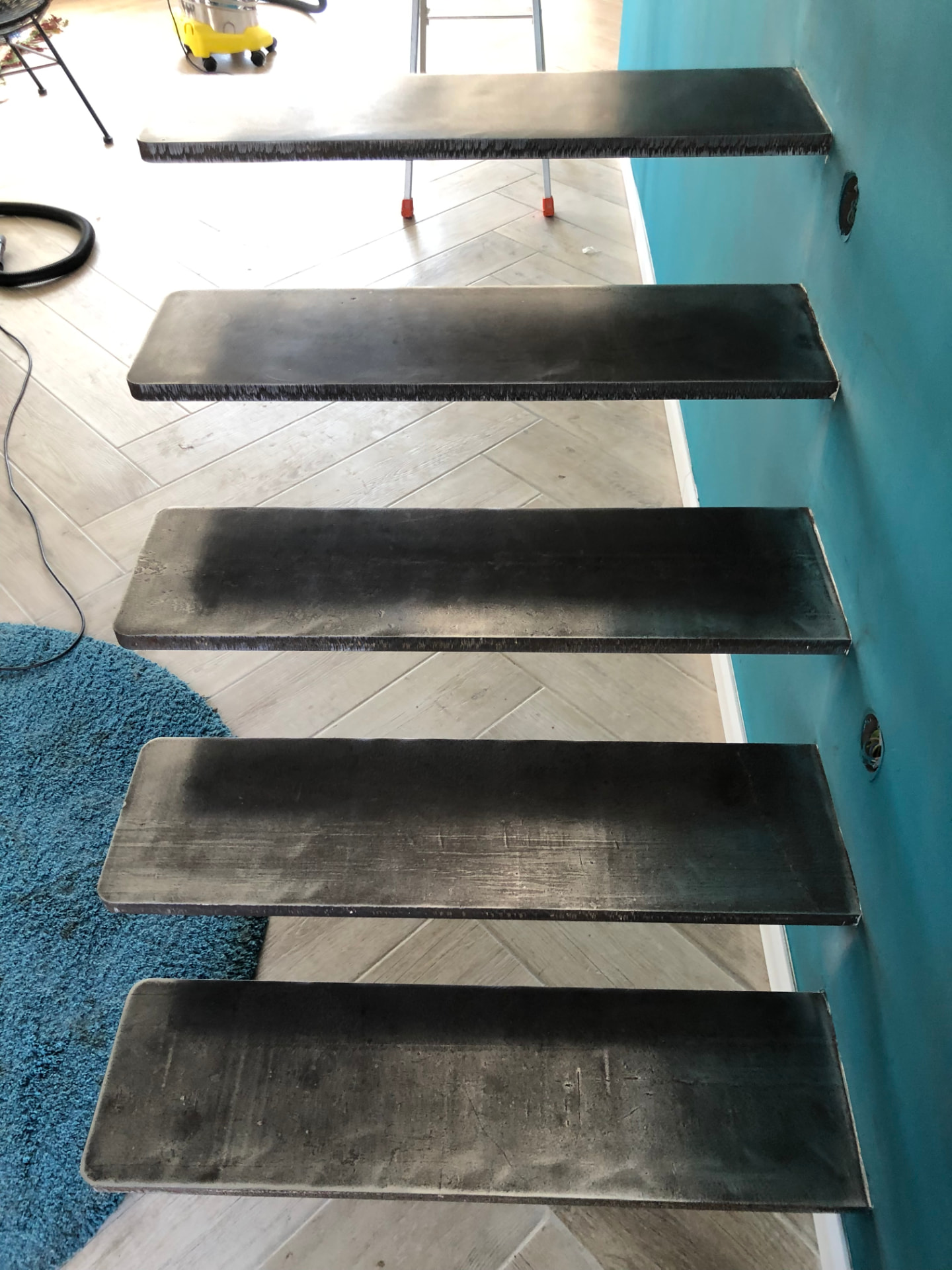 Marches d'escalier en acier